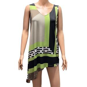 RENUAR Asymmetrical Sleeveless Top SMALL